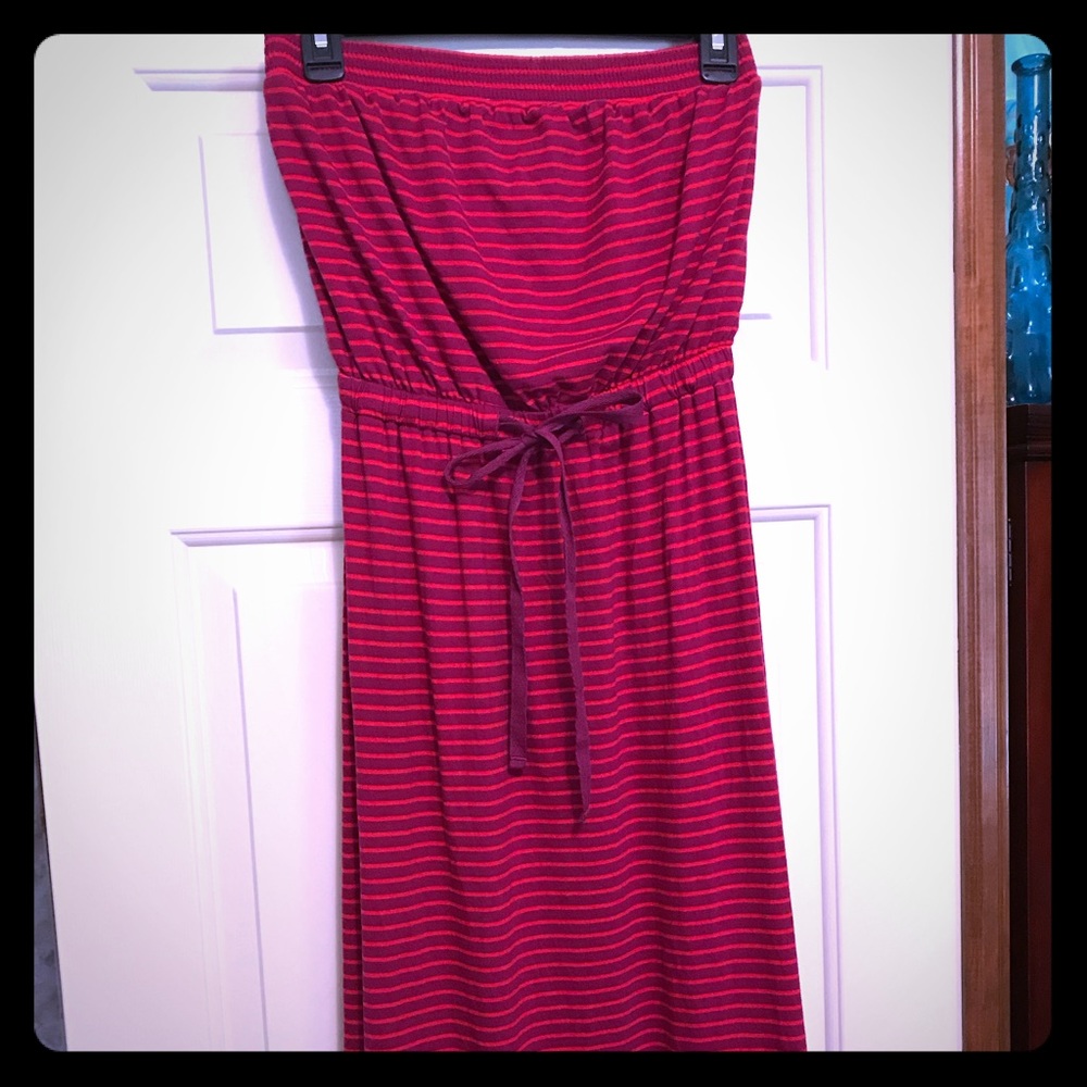 EUC Loft strapless knit sundress